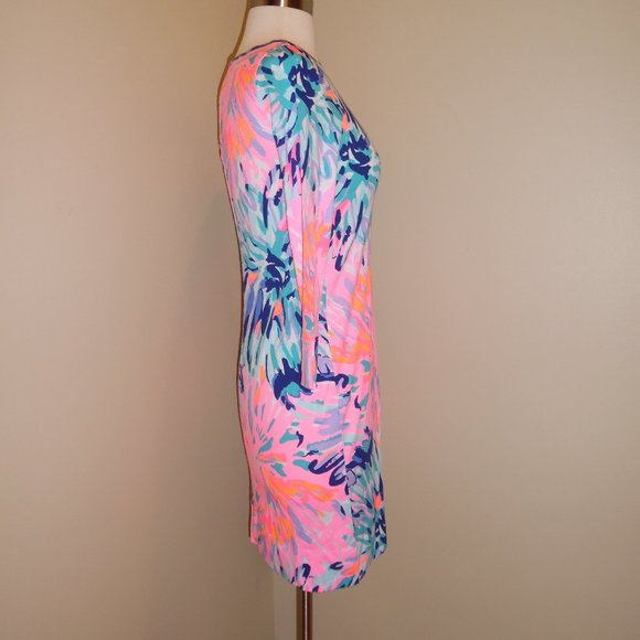 Lilly Pulitzer MARLOWE Multi Off T-shirt Dress XXS - Picture 5 of 13